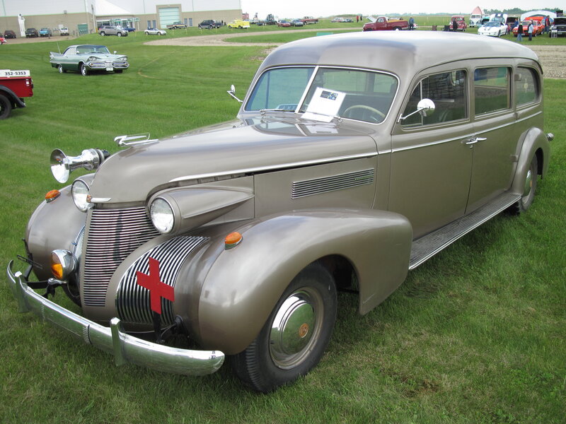 Vintage Ambulance Car — Gray