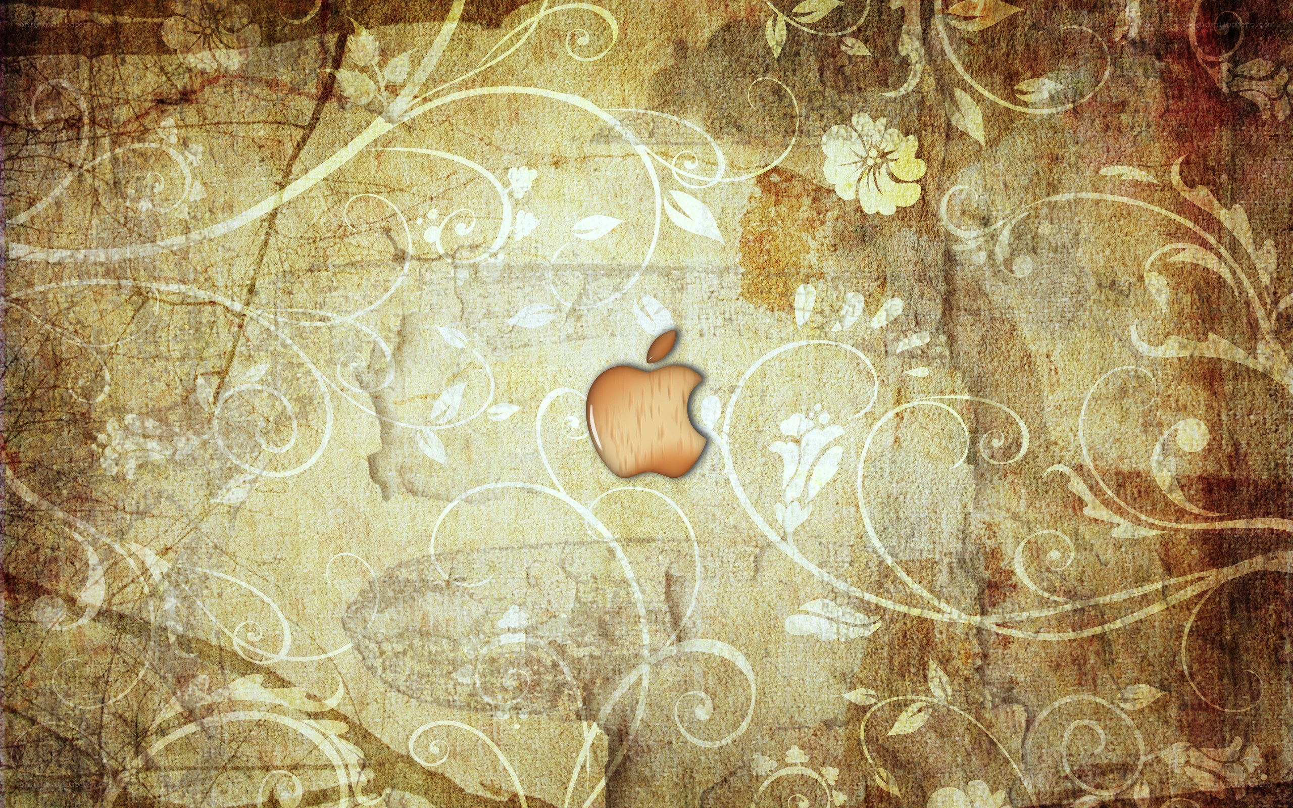 vintage apple logo wallpaper