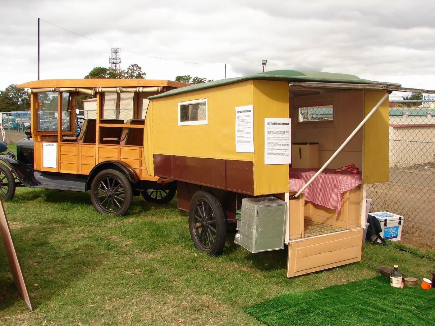Vintage Australian caravan