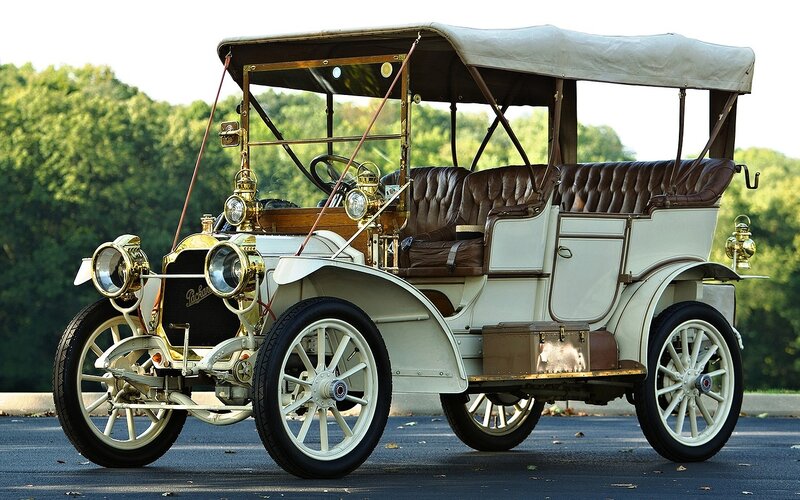 Vintage Automobile — White