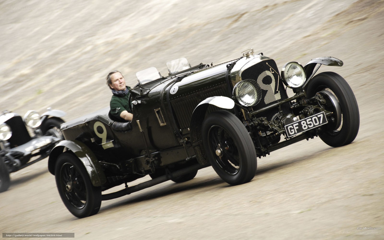 Vintage Bentley race car