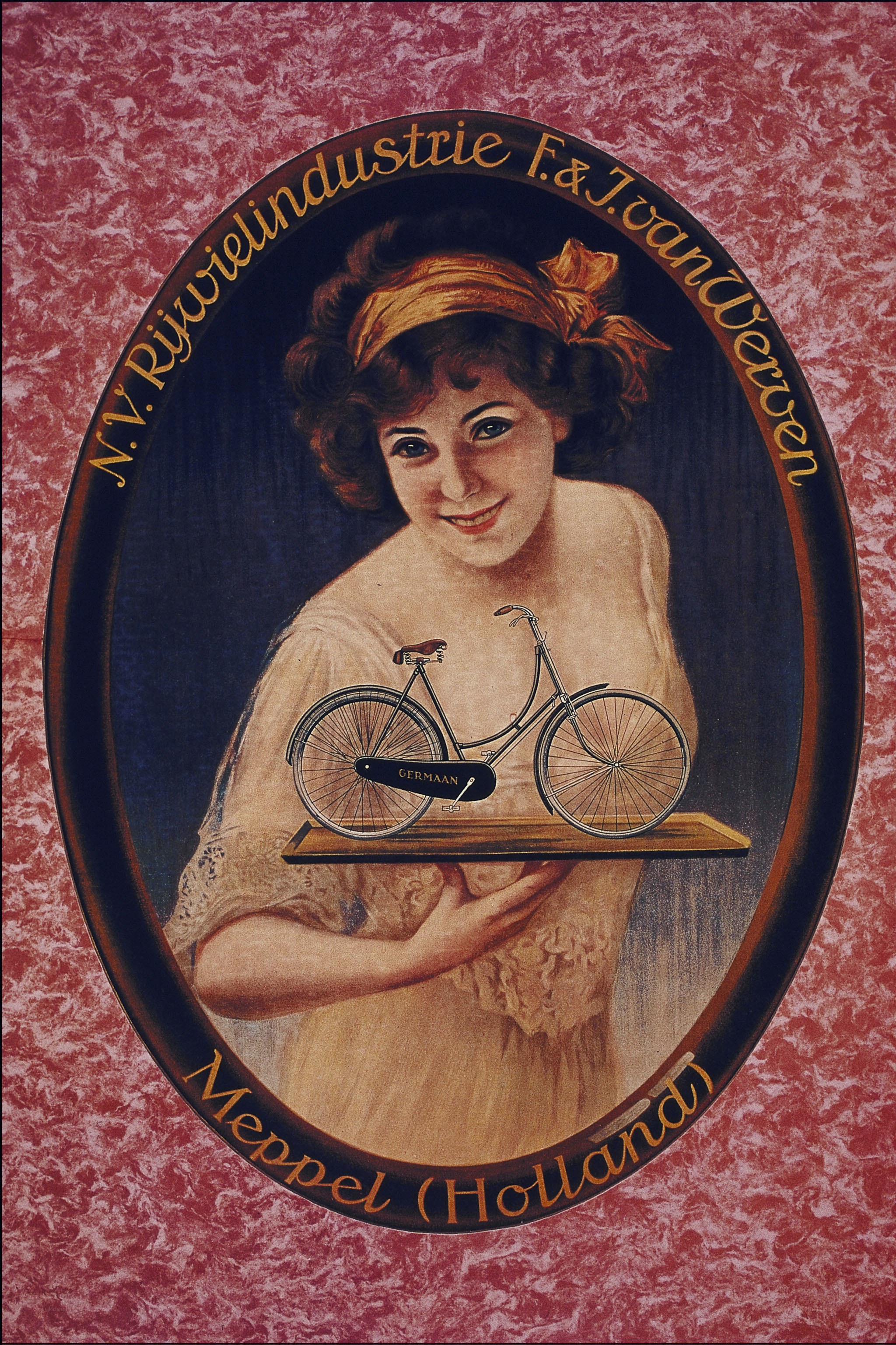 Vintage bicycle advertisement