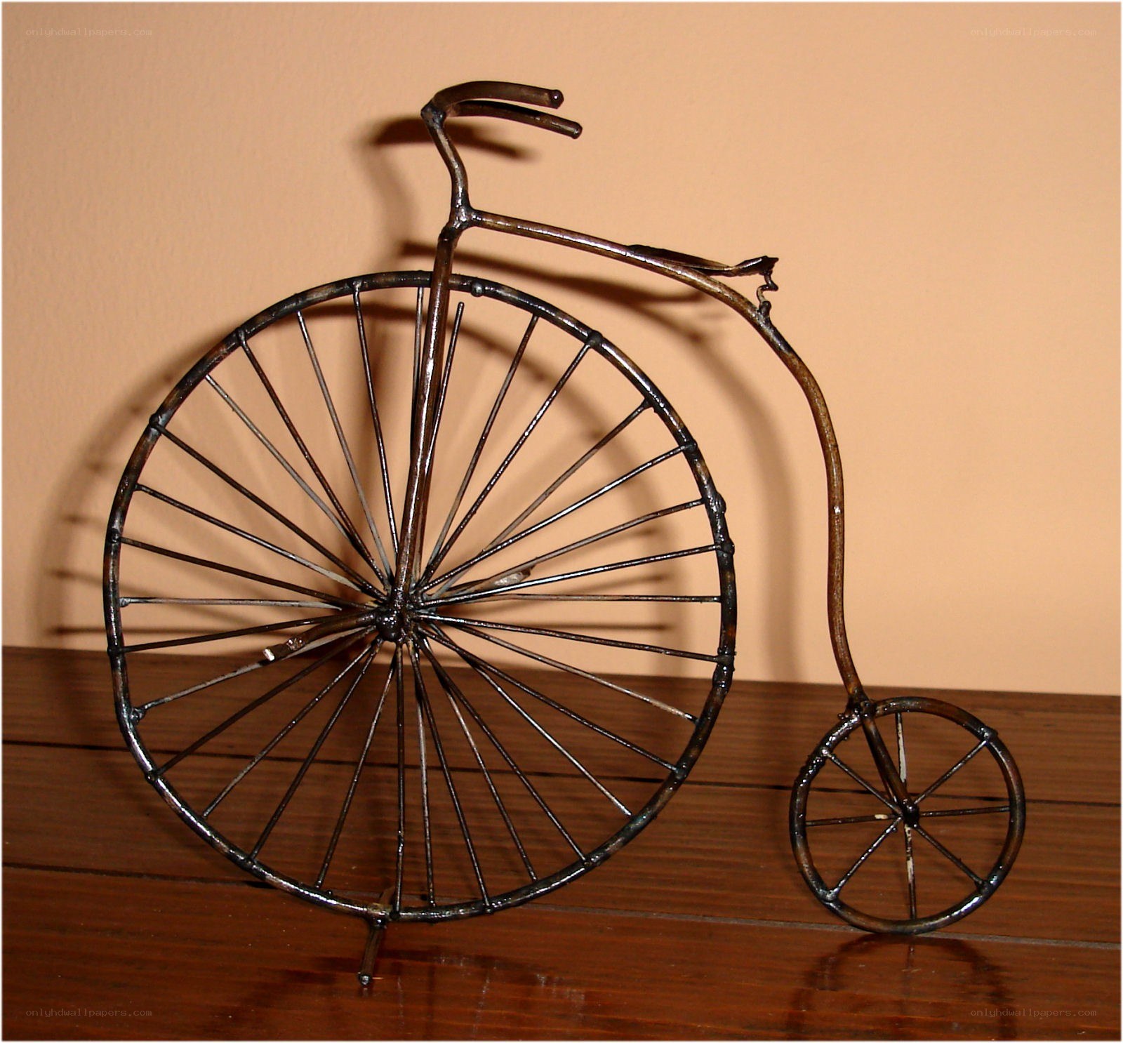vintage bicycle sculpture