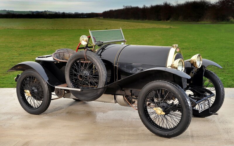 Vintage Black Car — Serene, Afternoon