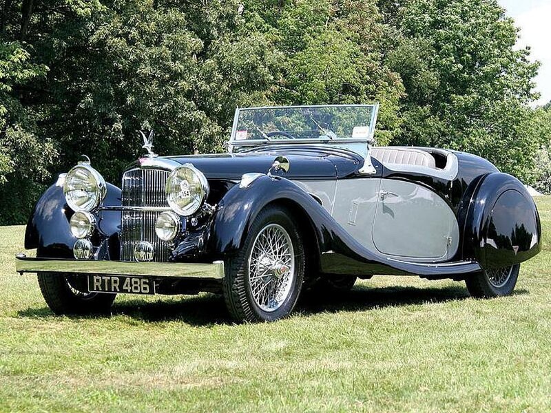 Vintage Black Convertible