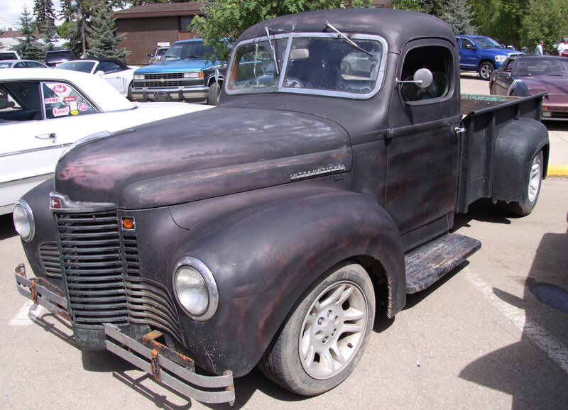 Vintage Black Pickup Truck