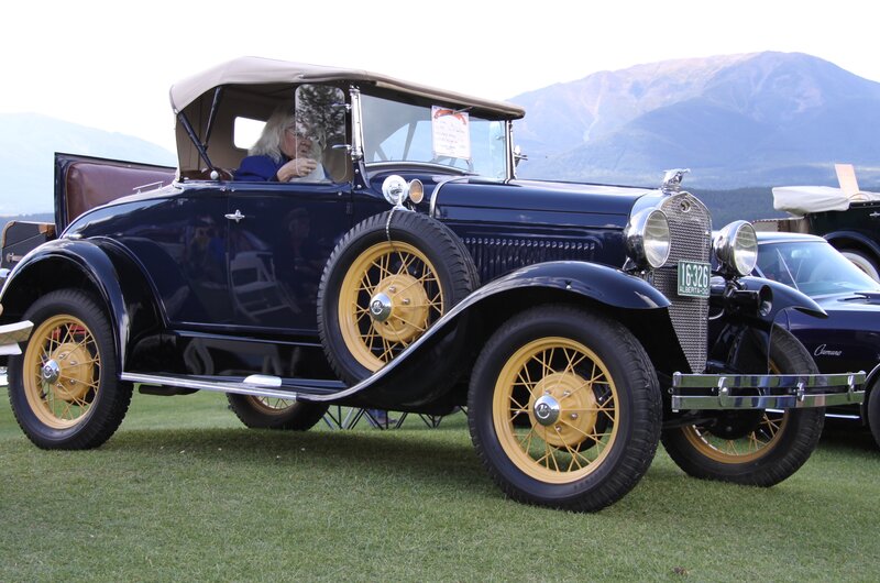 Vintage Blue Car — Serene