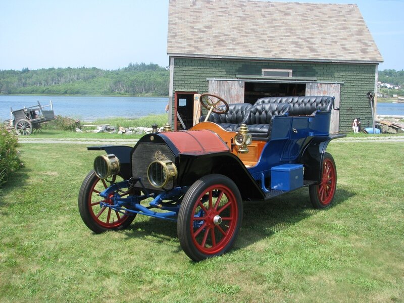 Vintage Blue Car
