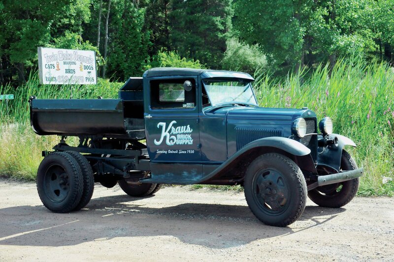 Vintage Blue Truck