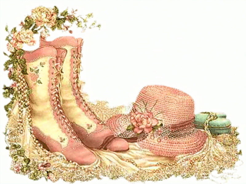 Vintage Boots and Hat