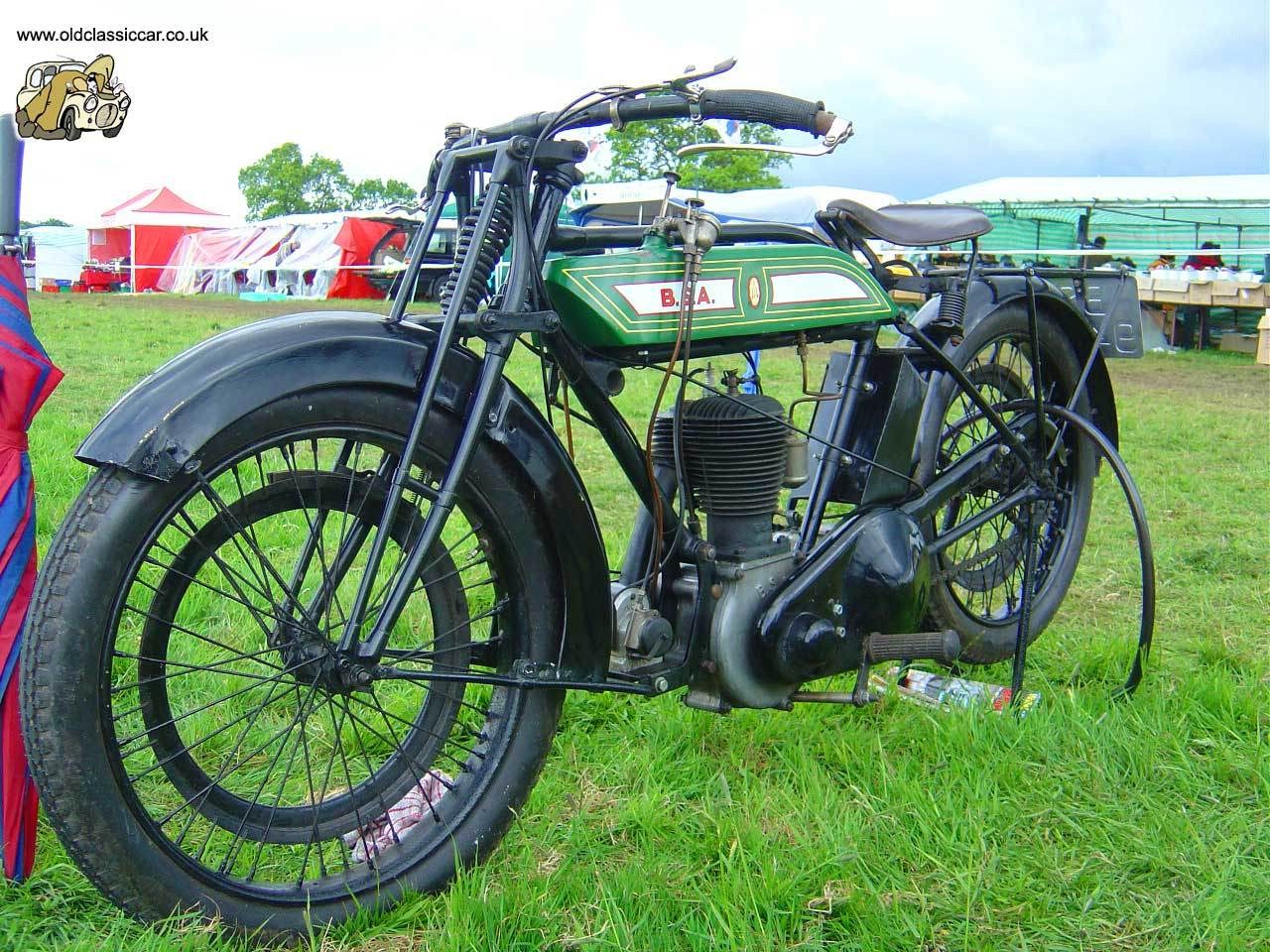 vintage bsa motorcycle