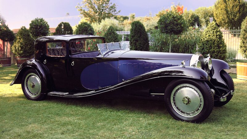 Vintage Bugatti Car — Black