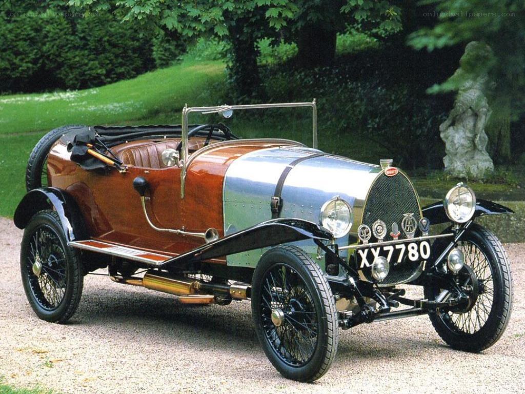vintage bugatti car