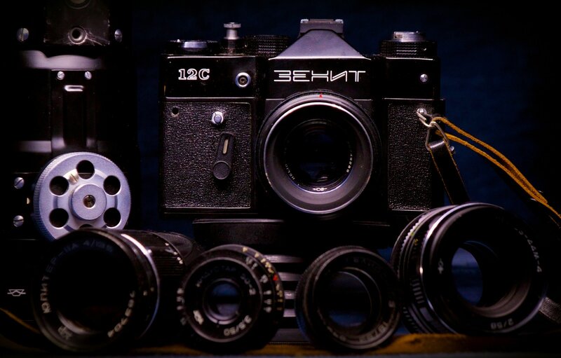 Vintage Camera and Lenses
