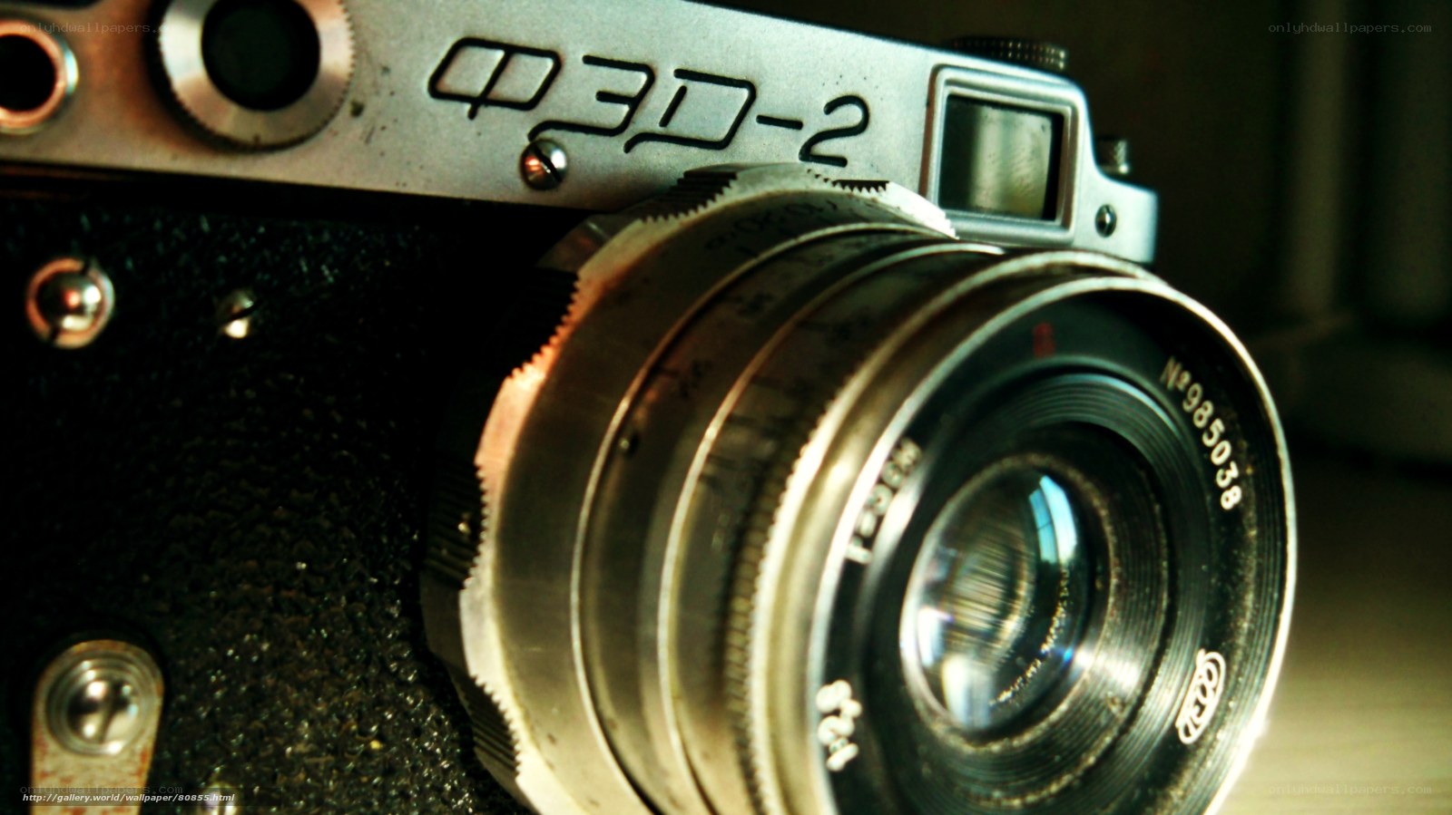 vintage camera close-up