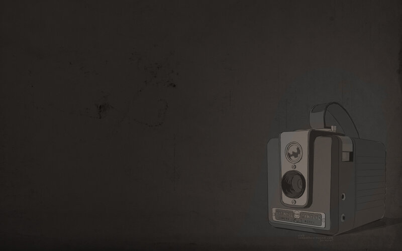 vintage camera illustration