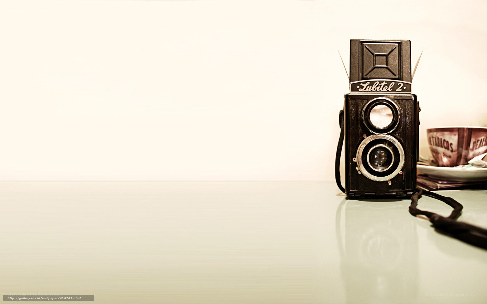 vintage camera on a table