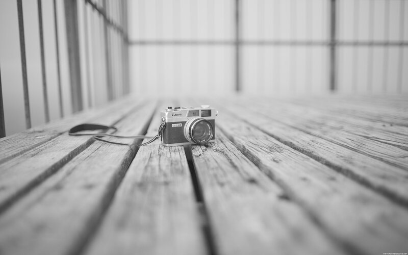 Vintage Canon Camera — Black