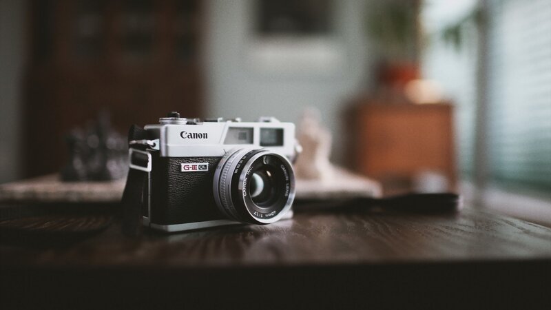 Vintage Canon Camera — Brown