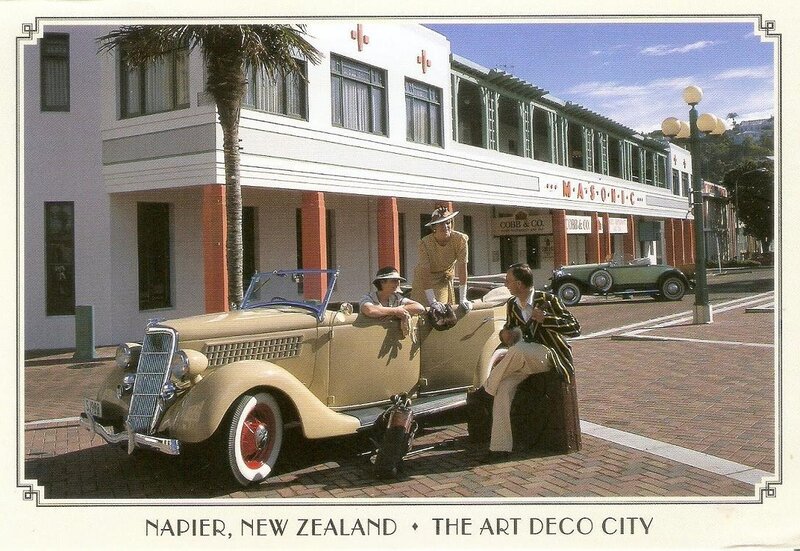 Vintage Car and People