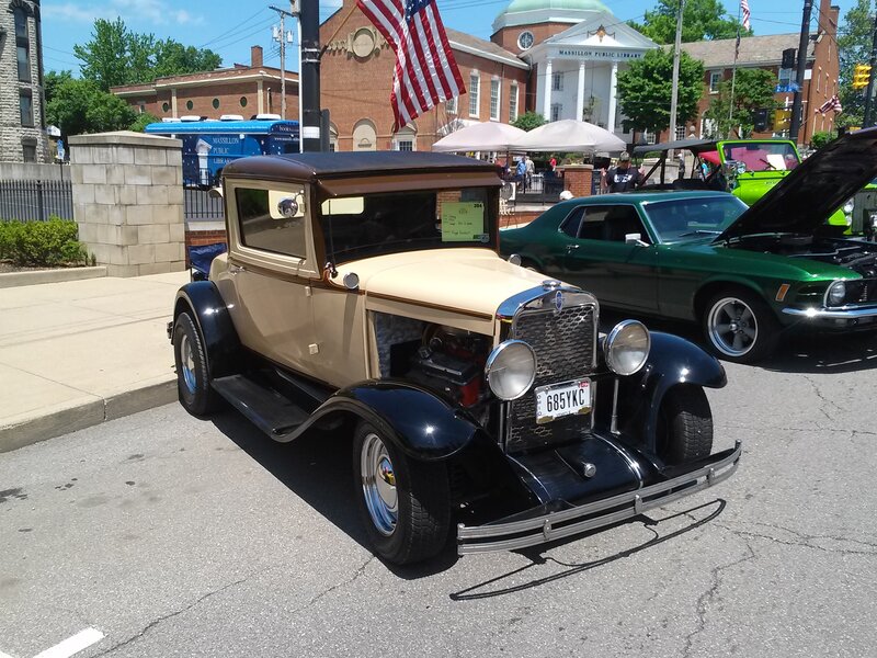 Vintage Car at a Show