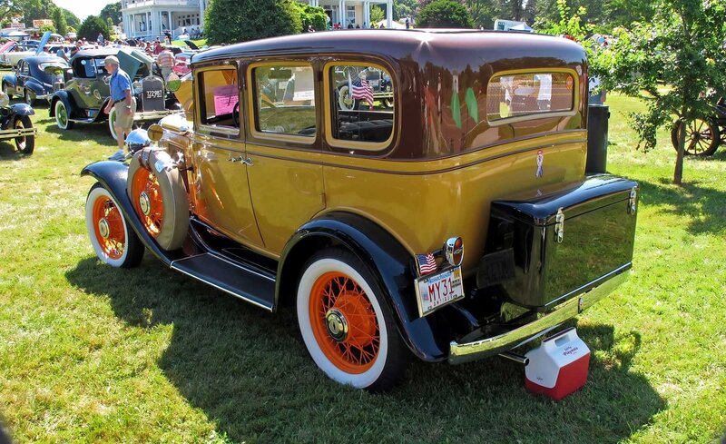vintage car at outdoor show