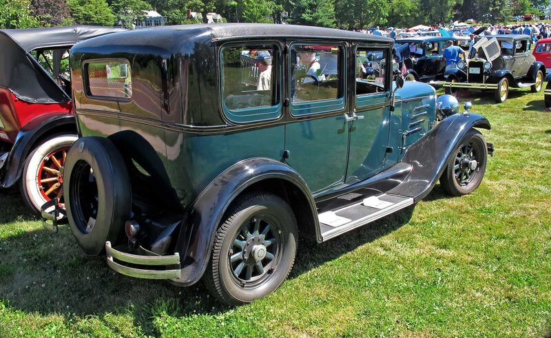 Vintage car at outdoor show