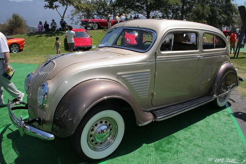 Vintage car at outdoor show