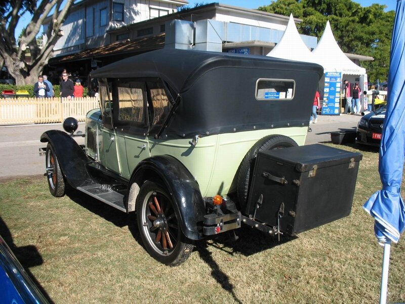 vintage car at outdoor show
