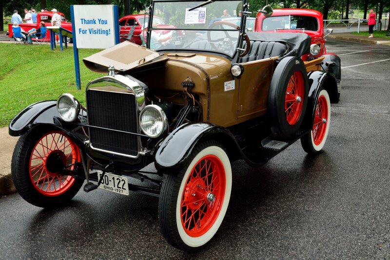 Vintage Car at Show — Black