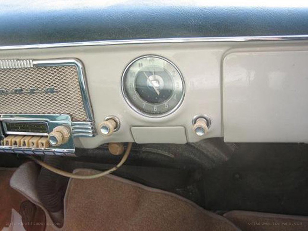 vintage car dashboard