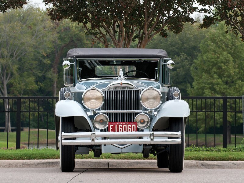 vintage car front view
