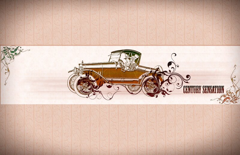 vintage car illustration