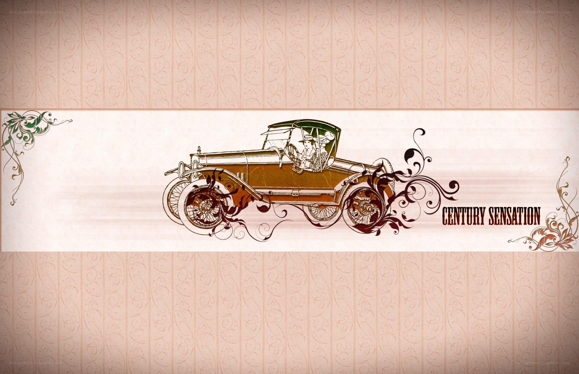 vintage car illustration