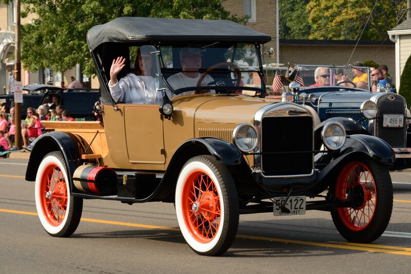 Vintage Car in Parade