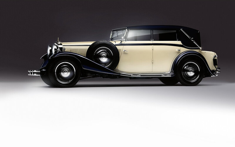 Vintage Car in Studio