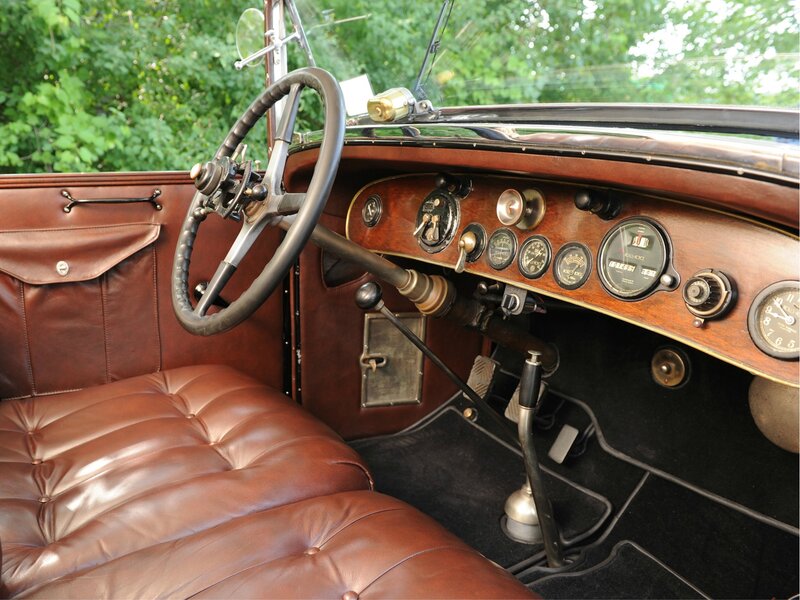 Vintage Car Interior — Brown, Classic, Afternoon