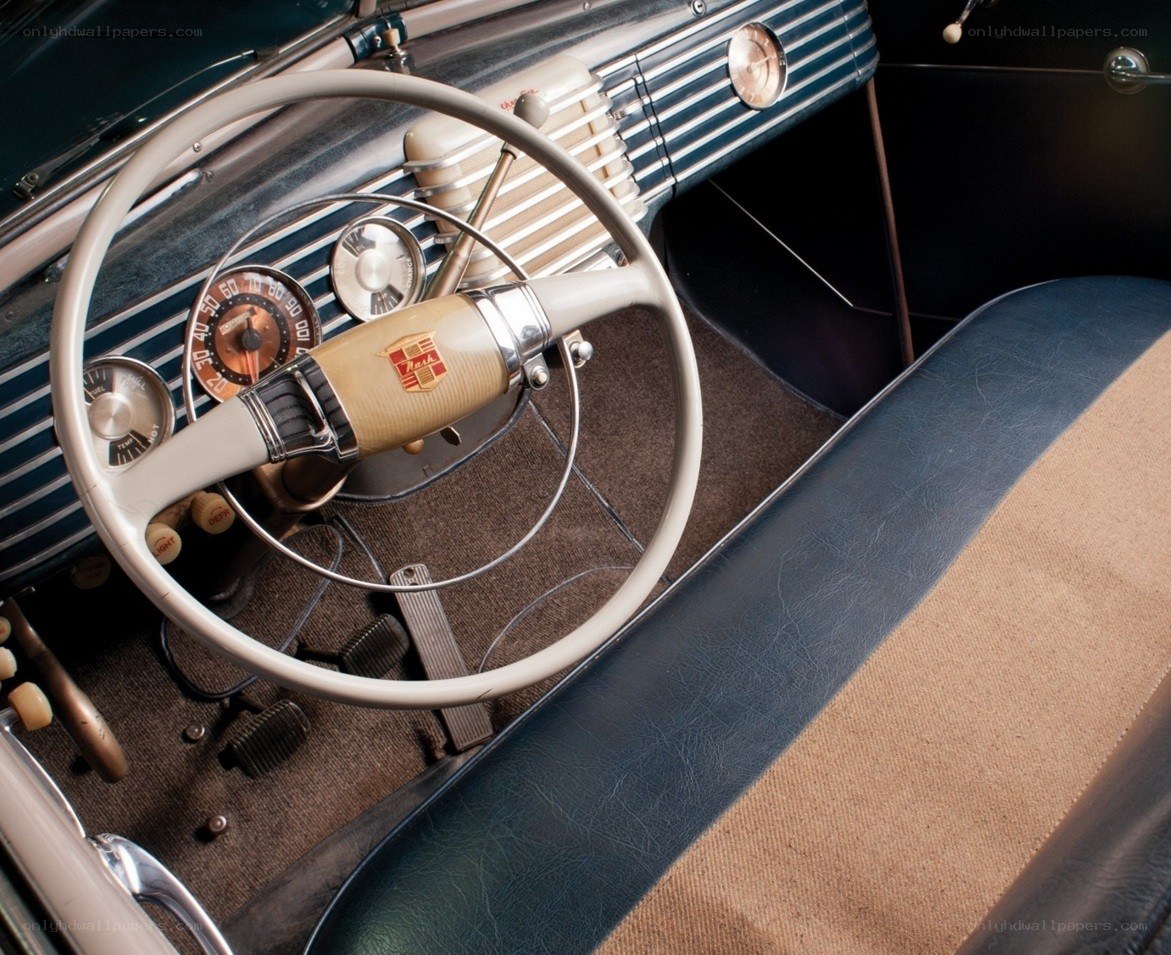 vintage car interior dashboard