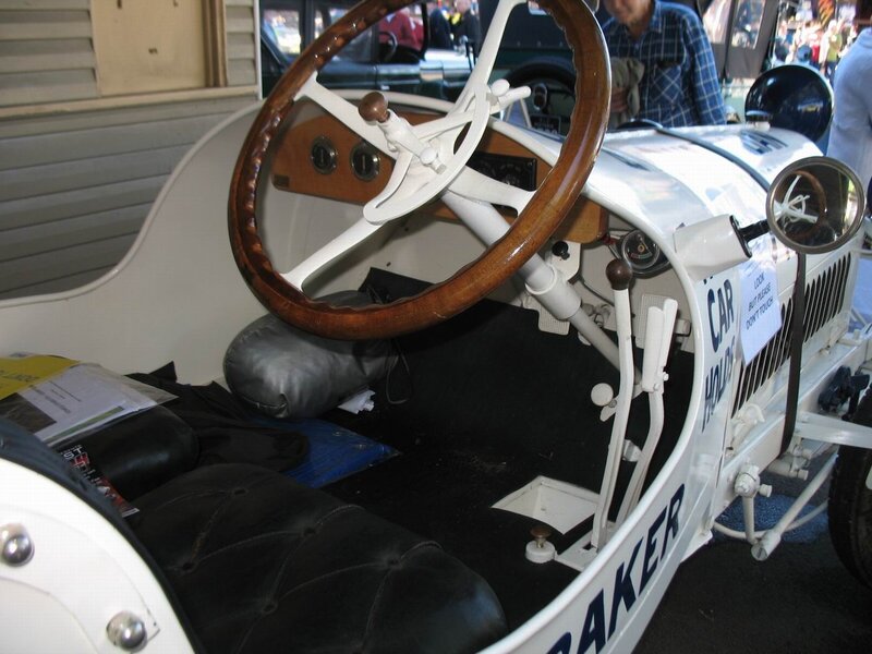 Vintage car interior display