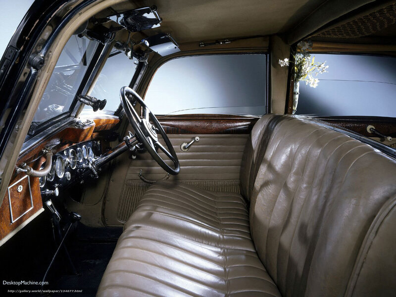 vintage car interior
