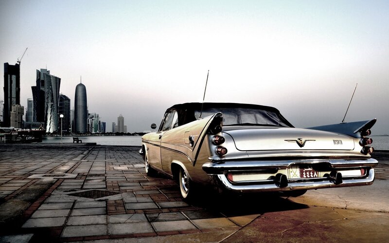 Vintage Car on Pier