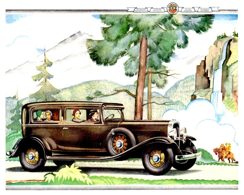 Vintage Car on Road — Brown
