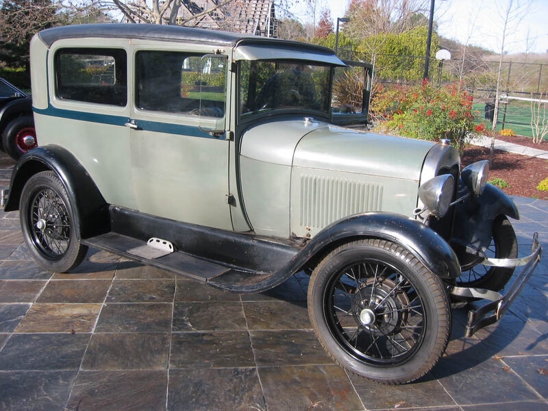 Vintage Car on Stone