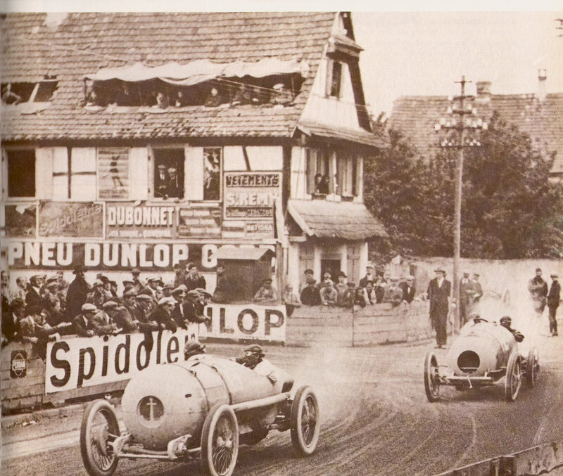 Vintage car race in Germany