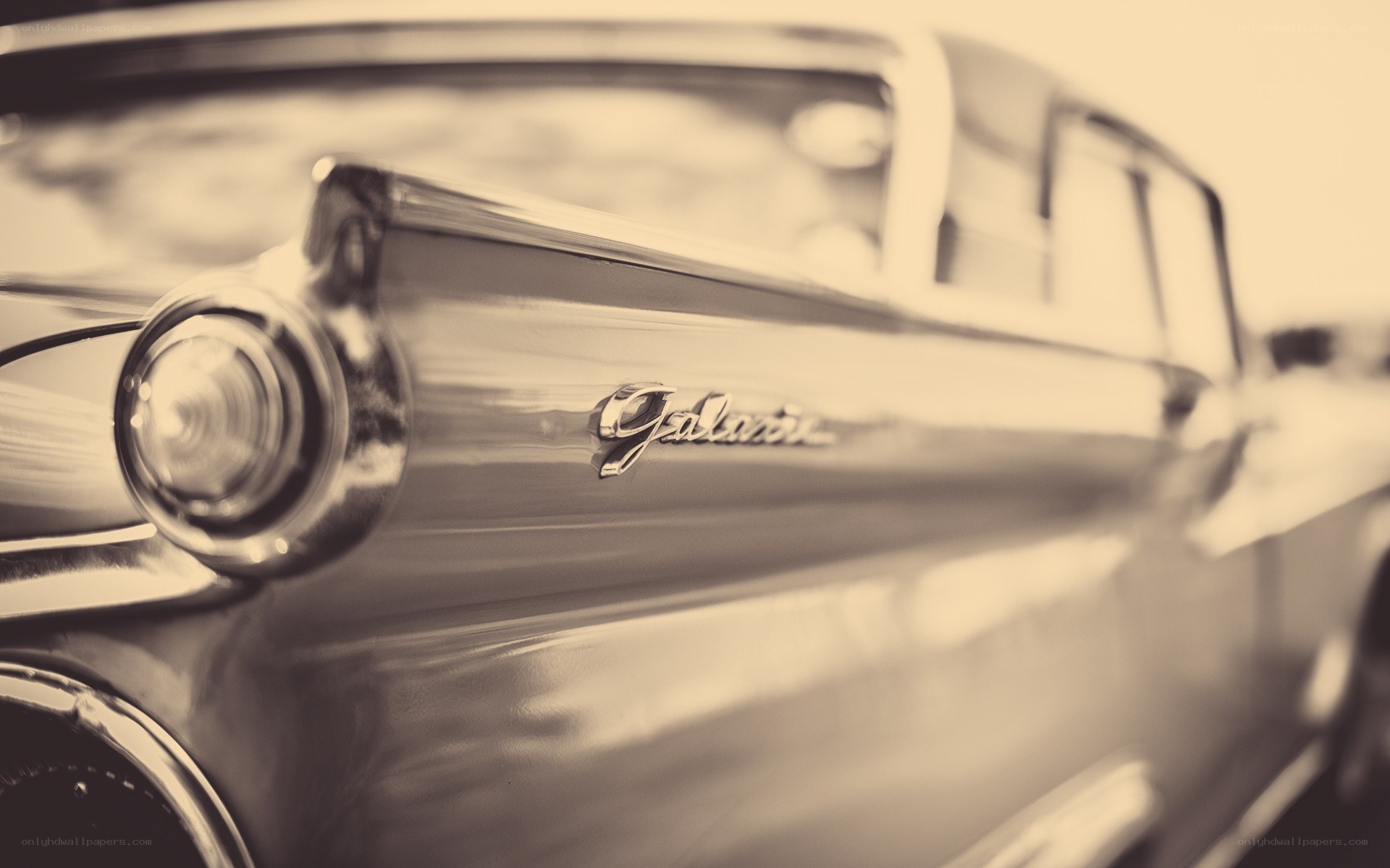 vintage car side profile