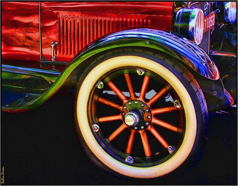 Vintage Car Wheel