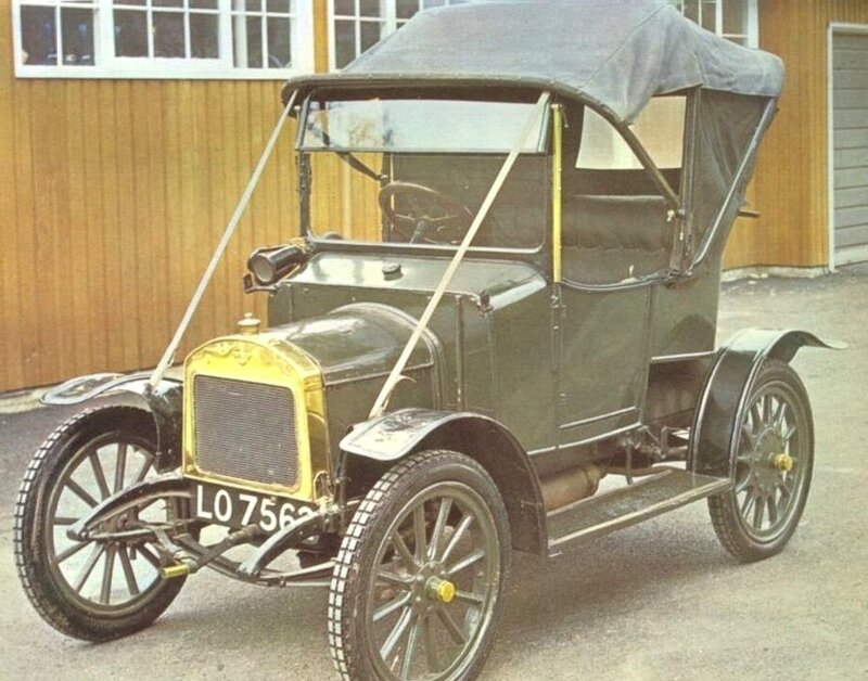 Vintage Car with Soft Top