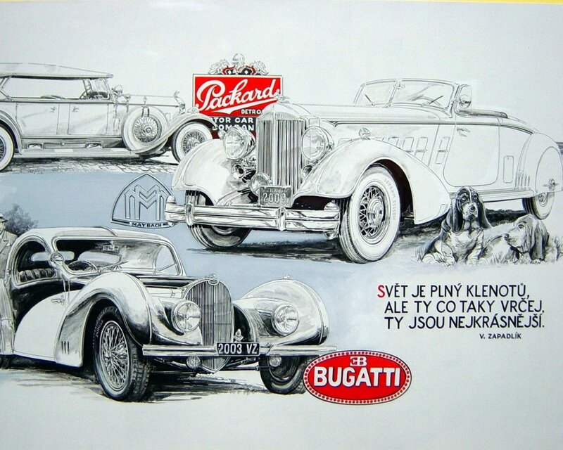 Vintage Cars and Dogs