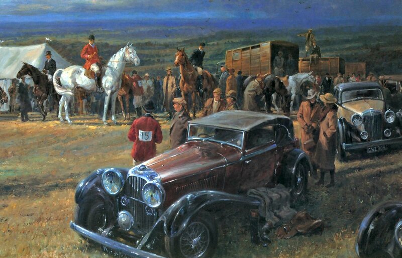 Vintage Cars at Event