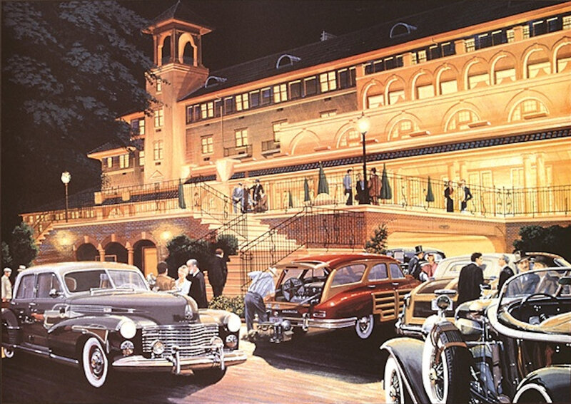 Vintage Cars at Hotel